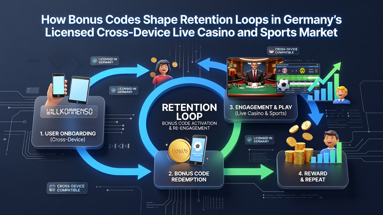 Darstellung von Retentionsschleifen durch gestaffelte Bonus-Codes in deutschen Sportwetten- und Casino-Plattformen