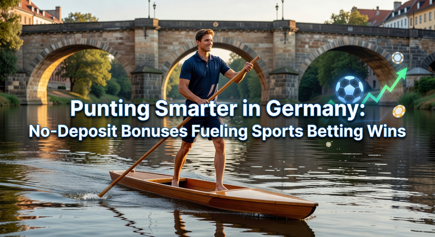 Deutscher Fußballfan analysiert Wetten auf seinem Smartphone mit No-Deposit-Bonus im Hintergrund