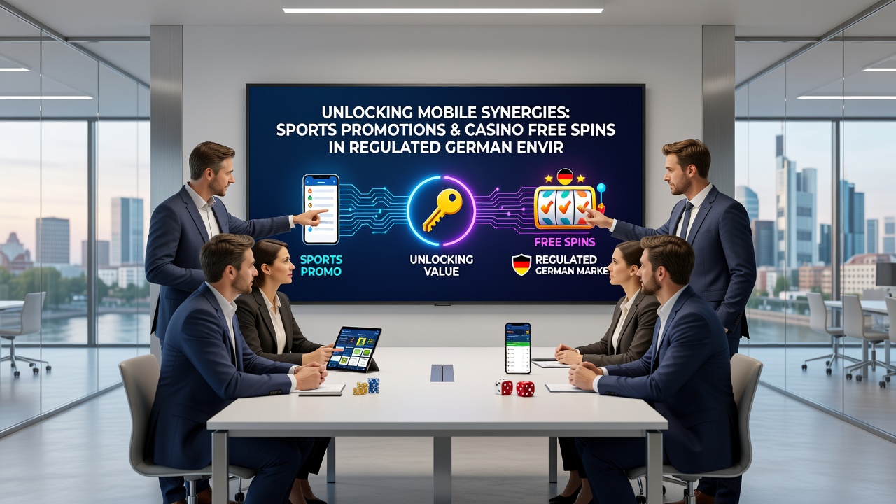 Mobile App-Oberfläche mit verknüpften Sportwetten- und Casino-Boni in Deutschland